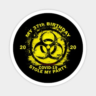 37th Birthday Quarantine Magnet